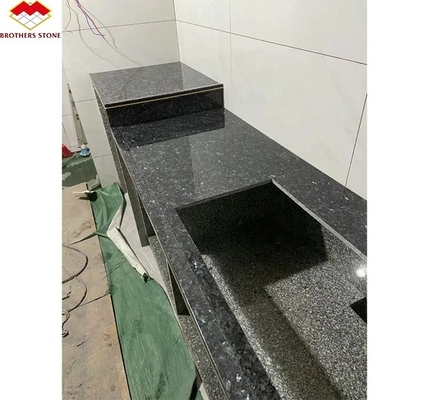 Moderne Blaugranit-Steinplatten Preise für Naturblaue Perle Arbeitsplatten Sanierung