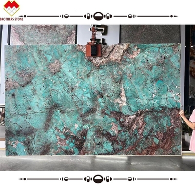 Innenraum Portomare Quarzit Helle Amazonasgrüne Marmorplatten Vielfarbige Grüne Guatemala