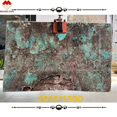 Innenraum Portomare Quarzit Helle Amazonasgrüne Marmorplatten Vielfarbige Grüne Guatemala