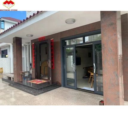 Hochwertig polierter roter Granitstein Himalayablauer Granitgroße Platte für Innenräume Treppen Dekor und Küchenprodukte