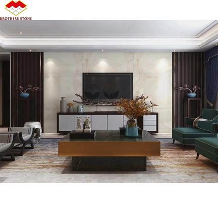 Moderne Eisschildschmiede Schneewittchen Eisschmiede Onyx Stein Durchsichtig Kristall Quarzit Marmorplatte