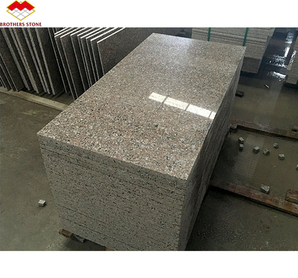 2700kg/m3 Granit Dichte G636 Platten Moderne Gestaltung für Villa Grafik Pink Porrno