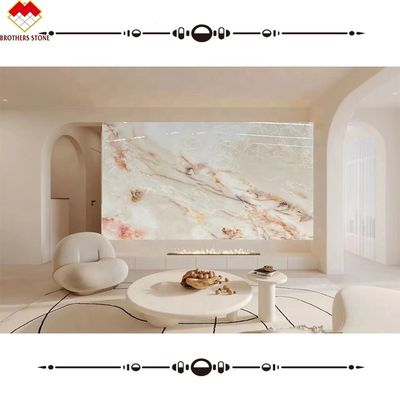 Brüder Stein Weiß Onyx Stufen Marmorstein Treppe für Innenraum Onyx Marmor Treppe