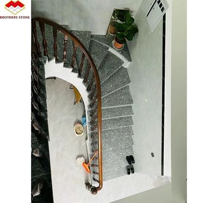 Nach Maß geschnittene schwarze Granitplatten für Treppen und Gebäude im modernen chinesischen Design