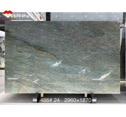 Amazon Blue Luxury Stone Polished Slab für Villa und Hotel Innenarchitektur Inspiration