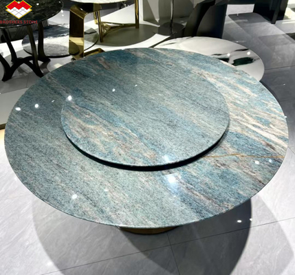 Amazon Blue Luxury Stone Polished Slab für Villa und Hotel Innenarchitektur Inspiration