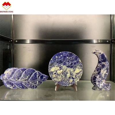 Durchsichtige afrikanische Lapismarmor Sodalit Blau Marmor Onyx Marmor Art aus Yunfu