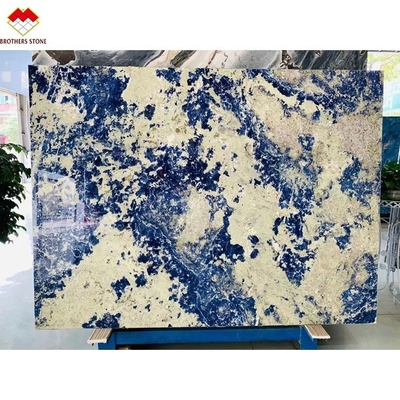 Durchsichtiges Goldblaues Onyx perfekt für Hotelwandplatten aus Brasilien Stein Bolivien
