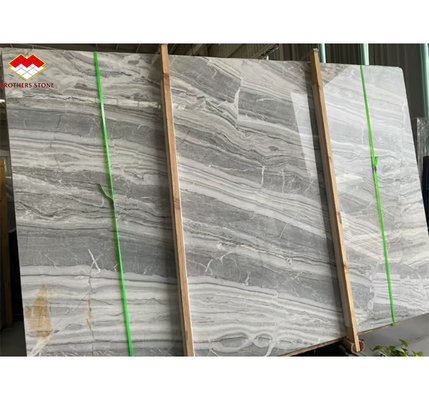 Polsterte Serbische Graumarmorwandplatten für High-End-Innenarchitektur