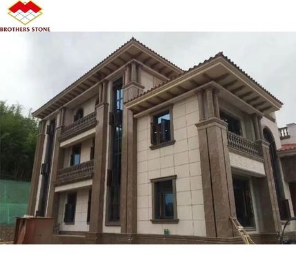 Granit aus poliertem kalifornischem Gold für Treppen und Türrahmen im modernen Außenbereich