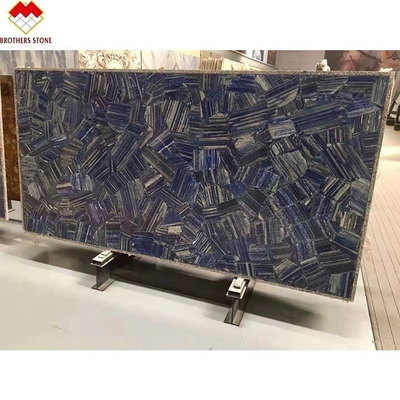 Moderne Fliesen Blaue Farbe Lemurier Blaue Granitplatte für Innenarchitektur
