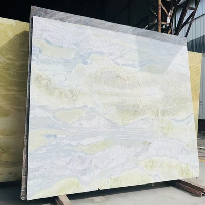 Moderne blaue Onyx-Marmor mit grünen Venen für die Arbeitsplatte Vanity-Tisch Wandboden-Design Grafik-Design-Lösung enthalten
