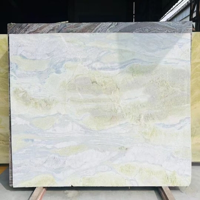 Moderne blaue Onyx-Marmor mit grünen Venen für die Arbeitsplatte Vanity-Tisch Wandboden-Design Grafik-Design-Lösung enthalten