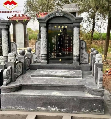Hotel Chinesischer Granitstein Name Polsterte Naturstein Granitfliese für Grabstein