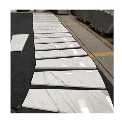 Einzigartige Blaue Onyx Hintergrundbeleuchtung Treppenlift Balustrade für 8-30mm Dicke Bogen Treppen