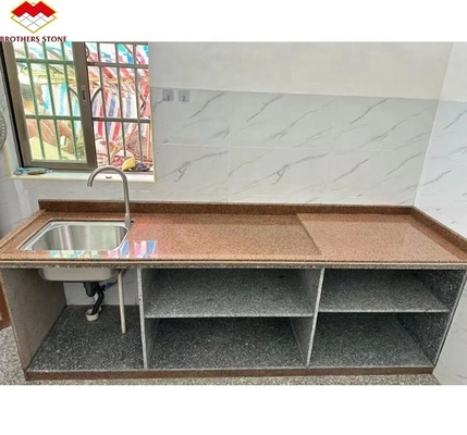 Chinesischer Granitstein nach Maß geschnitten im modernen Luxus-Stil für polierte Küchentischplatte