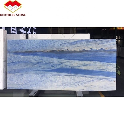 Brüder Stein Satin Blau Granit Quarzit Kaiserlich Blau Macaubas für den Boden Wand Hellblau Macaubas Blau Marmor