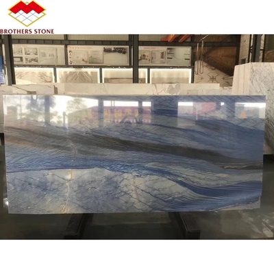 Brüder Stein Satin Blau Granit Quarzit Kaiserlich Blau Macaubas für den Boden Wand Hellblau Macaubas Blau Marmor