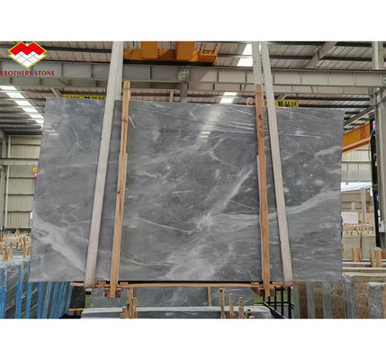 Populäre Raum Grau Marmor Große Platte für moderne Leichtgraue Treppen in Haus und Hotel