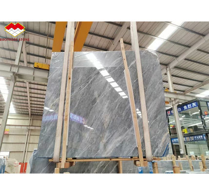 Populäre Raum Grau Marmor Große Platte für moderne Leichtgraue Treppen in Haus und Hotel