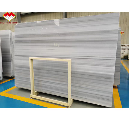 Star Grey Marmor-Typ Kalzit-Stein polierte Fliesen für Badezimmer Eitelkeit Becken und Waschbecken