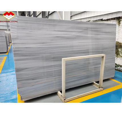 Star Grey Marmor-Typ Kalzit-Stein polierte Fliesen für Badezimmer Eitelkeit Becken und Waschbecken