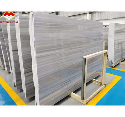 Star Grey Marmor-Typ Kalzit-Stein polierte Fliesen für Badezimmer Eitelkeit Becken und Waschbecken