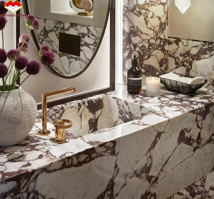 Moderne Calacatta Viola Marmorspülbecken für Küchenbänke und Spülbecken