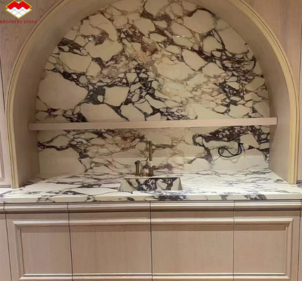 Moderne Calacatta Viola Marmorspülbecken für Küchenbänke und Spülbecken