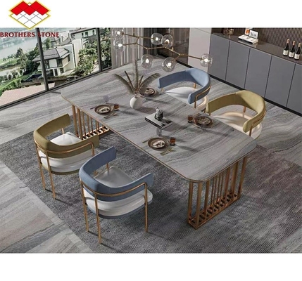 Natürliche Steine Blaugranit-Schnittschablonen für Hauswandplatten und Esstisch