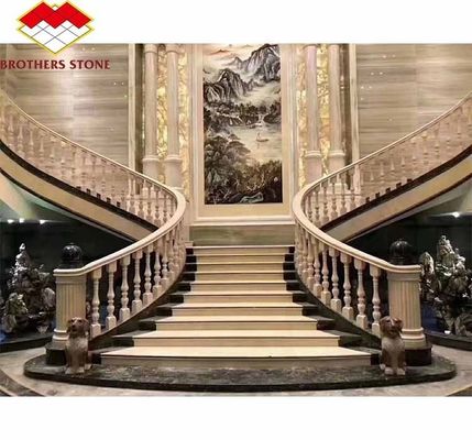 Moderne weiße Naturstein Quadrat Säule Polierte Säule für Haus