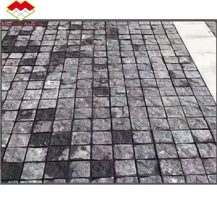 Verbessern Sie Ihr Haus mit einem nach Maß geschnittenen Grau-Flamm-Granit-Würfelstein 10x10x10