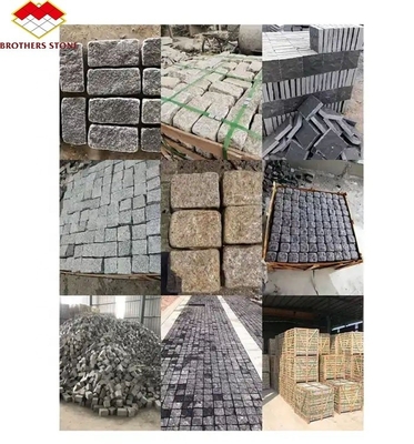 Verbessern Sie Ihr Haus mit einem nach Maß geschnittenen Grau-Flamm-Granit-Würfelstein 10x10x10