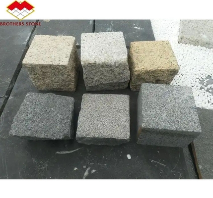 Verbessern Sie Ihr Haus mit einem nach Maß geschnittenen Grau-Flamm-Granit-Würfelstein 10x10x10