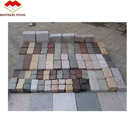 Verbessern Sie Ihr Haus mit einem nach Maß geschnittenen Grau-Flamm-Granit-Würfelstein 10x10x10