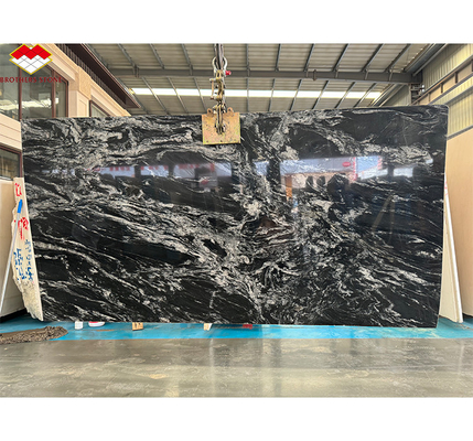 Modern Cosmic Black Granite Poleriert für Innenküchen-Schalter und Wandplatten