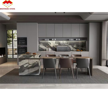 Modern Cosmic Black Granite Poleriert für Innenküchen-Schalter und Wandplatten
