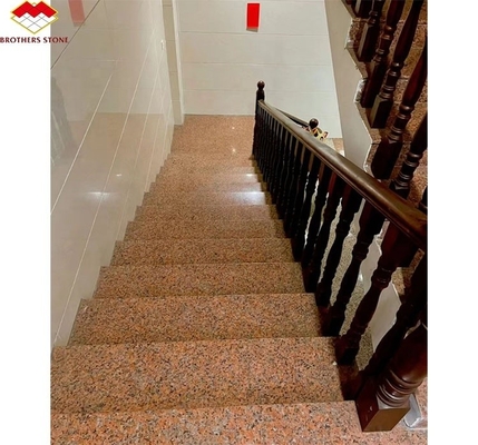 G562 Rotgranit Naturstein poliert rutschfeste Granitplatte für Treppe Luxus-Stil