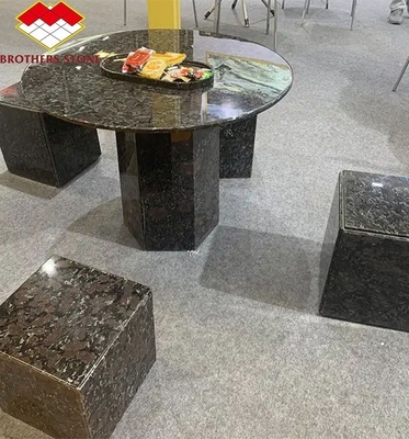 Natürlicher Stein Chinesischer Granit-Tischbasis für modernen polierten runden Tisch nach Maß