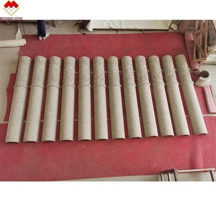 Natürliche Steinkolonne für die Außen-Höhle-Säulen-Design in der Hoteldekoration