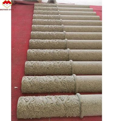 Natürliche Steinkolonne für die Außen-Höhle-Säulen-Design in der Hoteldekoration