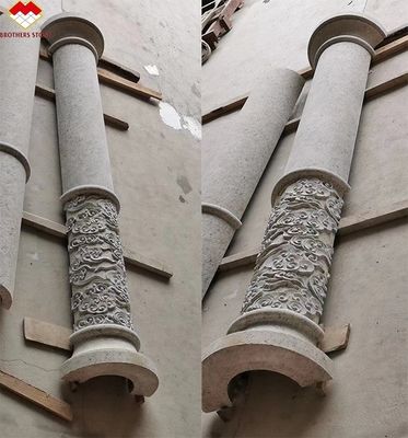 Natürliche Steinkolonne für die Außen-Höhle-Säulen-Design in der Hoteldekoration