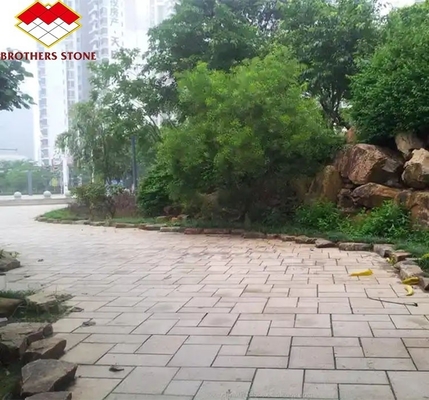 Natürliche Pflastersteine aus chinesischem Granit für moderne Outdoorparks in Yunfu