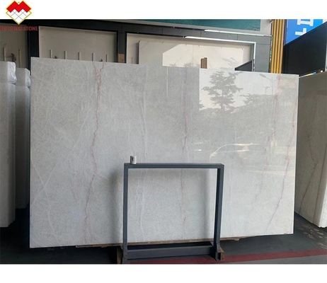 Hintergrundbeleuchtung Weiße Onyx-Fliese für Wand und Boden Durchsichtig kristallweiße Marmor-Großplatte