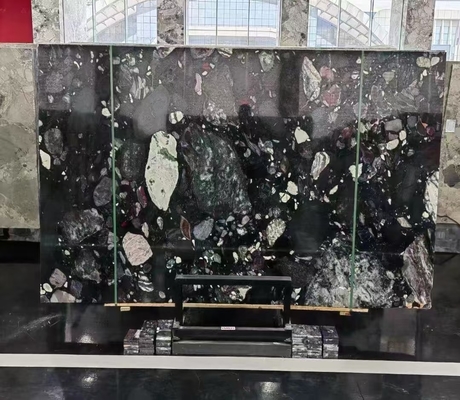 Dolomit-Marmor 3D-Wandsteinkleidung für Villa-Tischplatte in kundenspezifischem Design