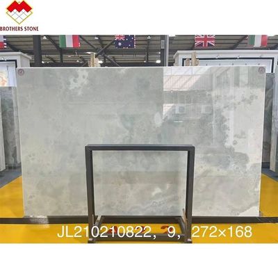 Anpassungsfähige Wandplatte aus durchsichtigem blauem Onyx für die Verkleidung mit blauem Marmor