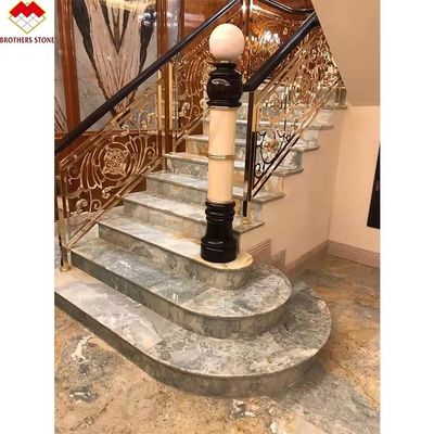 Anpassungsfähige Wandplatte aus durchsichtigem blauem Onyx für die Verkleidung mit blauem Marmor