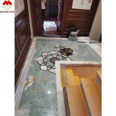 Anpassungsfähige Wandplatte aus durchsichtigem blauem Onyx für die Verkleidung mit blauem Marmor