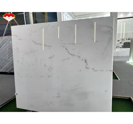 Yunfu Brothers Stein Billigster Preis Weißer Schönheitsmarmor mit grauen Venen Hochwertige Atlantische weiße Marmor Veneer