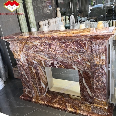 Modern italienischer Stil Marmor Kamin Mantel Innenzimmer Dekorationsstein Kamin in Granit